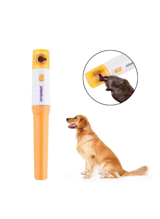 NIBEMINENT Nail File Kit For Dog Yellow - Image 3