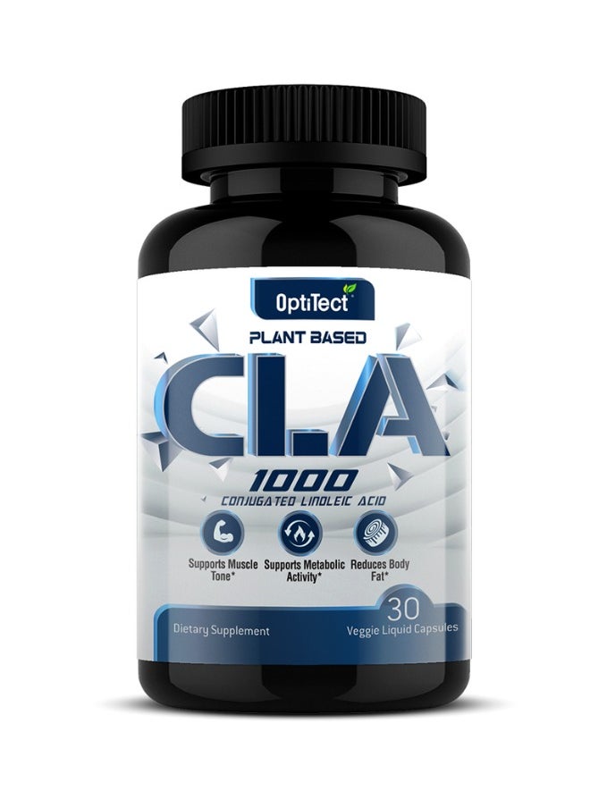 OptiTect - Plant Based Supports Cla 1000 , 30 Vegan Liquid Capsules, 1000 Mg - Image 1
