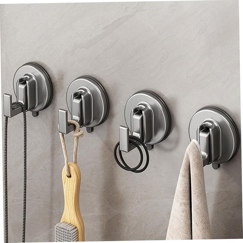 4 قطع خطاطيف شفاطة ثقيلة لتعليق الأكاليل في الحمام والمطبخ والنوافذ بدون حفر مقاومة للماء - Image 5