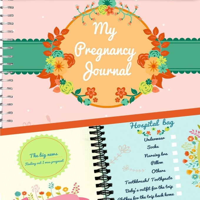 MY PREGNANCY JOURNAL AND BABY MEMORY BOOK WITH STICKERS BABY SCRAPBOOK AND PHOTO ALBUM PREGNANCY JOURNALS FOR FIRST TIME MOMS PREGNANCY JOURNAL MEMORY BOOK