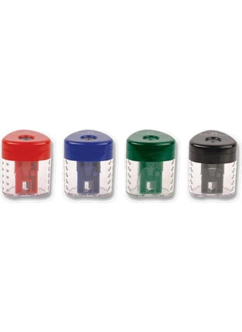 FABER-CASTELL - Grip Auto Pencil Sharpener Classic Colors 183401 Pencil Sharpener - Image 1