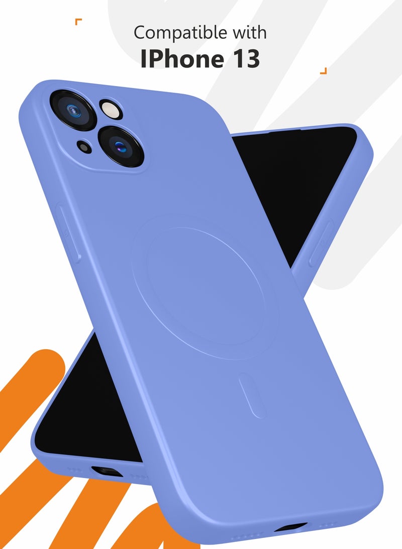 MOBILIUS for iPhone 13 Case, Soft Anti-Scratch Microfiber Lining, Compatible with MagSafe, Shockproof Phone Case for iPhone 13, Purple - Image 2