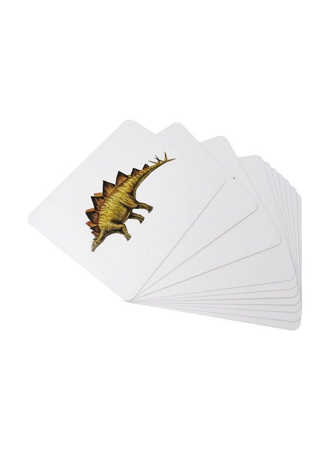 BRAINSMITH Artboard Dinosaurs - Learning Flash Card Set, Multicolour, 8 Months To 8 Years, 10 Cards  - Image 2