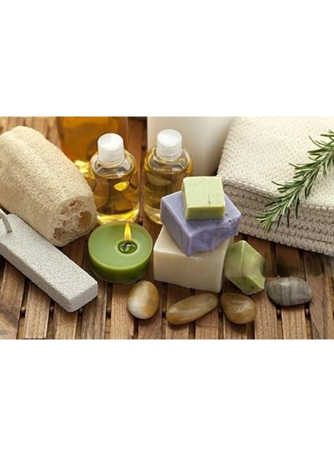 ليفة مصرية طبيعية كاملة من 38 إلى 45 سم، إسفنجة استحمام عضوية لتقشير الجسم، صديقة للبيئة وقابلة للتحلل البيولوجي لتنظيف عميق وبشرة ناعمة، خالية من المواد الكيميائية (3 قطع) - Image 4