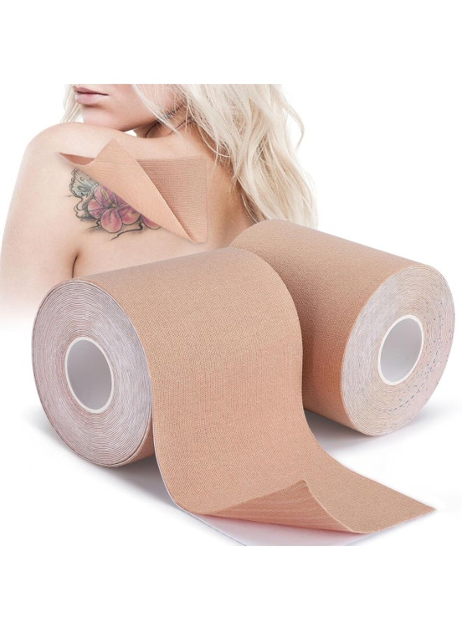 Tattoo Cover Up Tapes, 3"x16.4Ft Waterproof Tattoo Covers Tape, Sweat-Resistant Cuttable Skin Tone Tattoos Patches for Tattoos, Scars and Birthmarks - Image 1