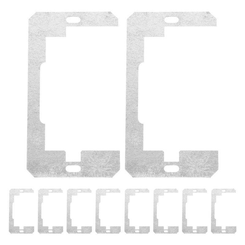 10pcs Metal Outlet Spacers Wall Plate Levelers for Standard Flush Mount Electrical Boxes - Image 2