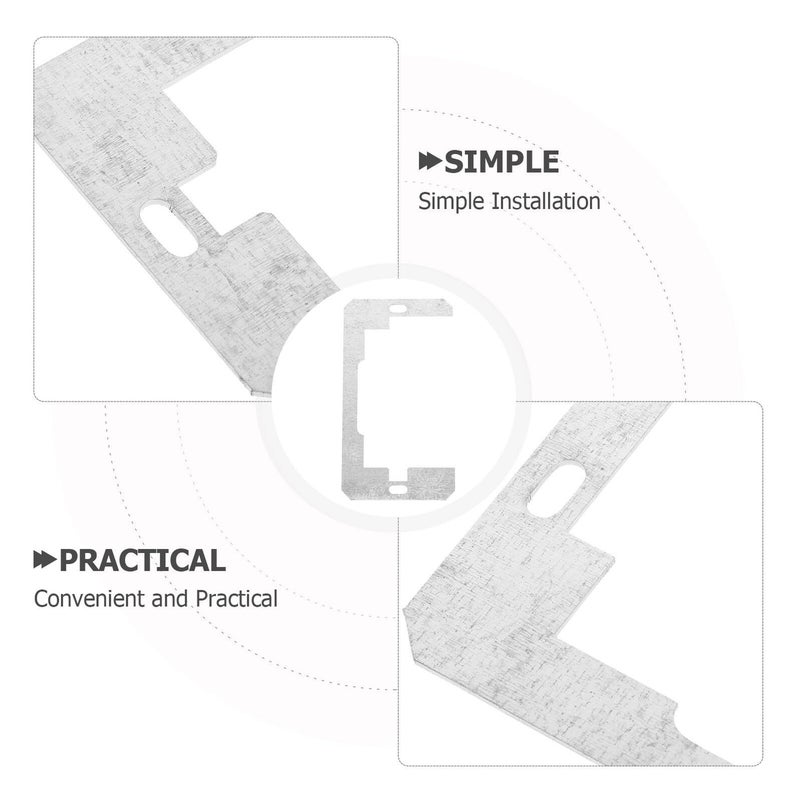 10pcs Metal Outlet Spacers Wall Plate Levelers for Standard Flush Mount Electrical Boxes - Image 4