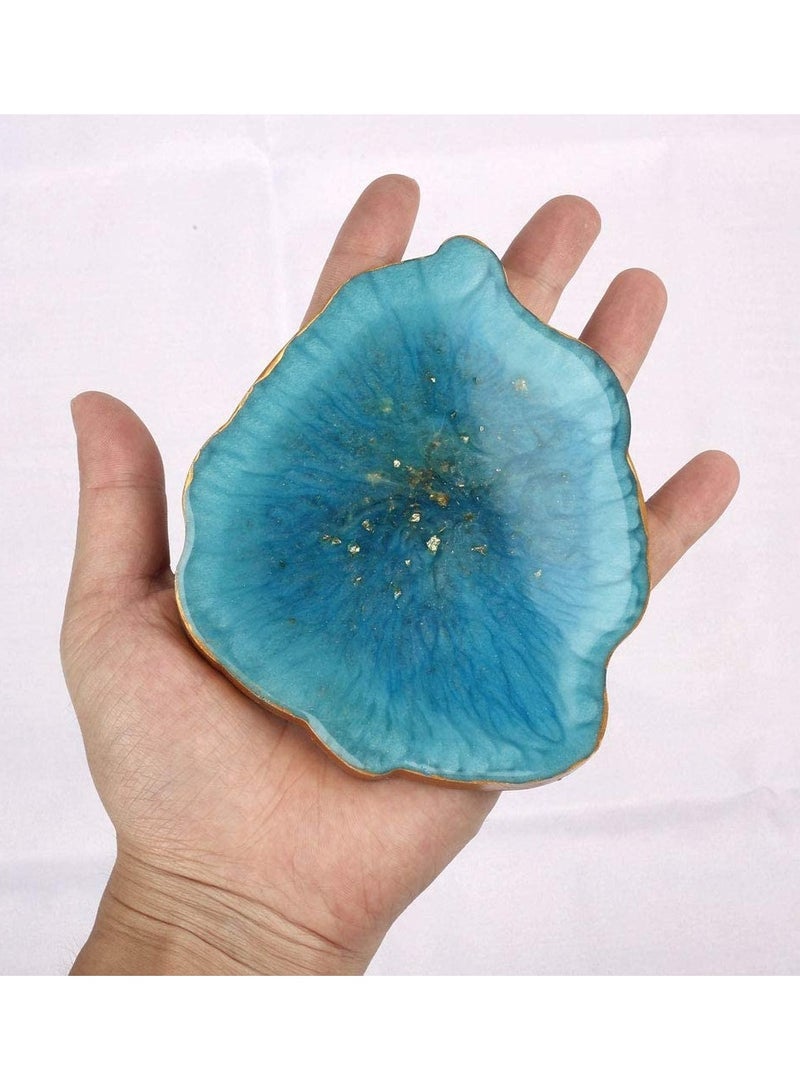 SYOSI Wave Agate Coaster Resin Casting Mold Silicone Making Epoxy Mould Clay for Home Decoration DIY Craft - Image 5