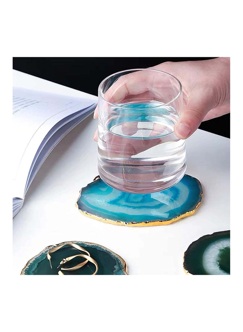 SYOSI Wave Agate Coaster Resin Casting Mold Silicone Making Epoxy Mould Clay for Home Decoration DIY Craft - Image 4