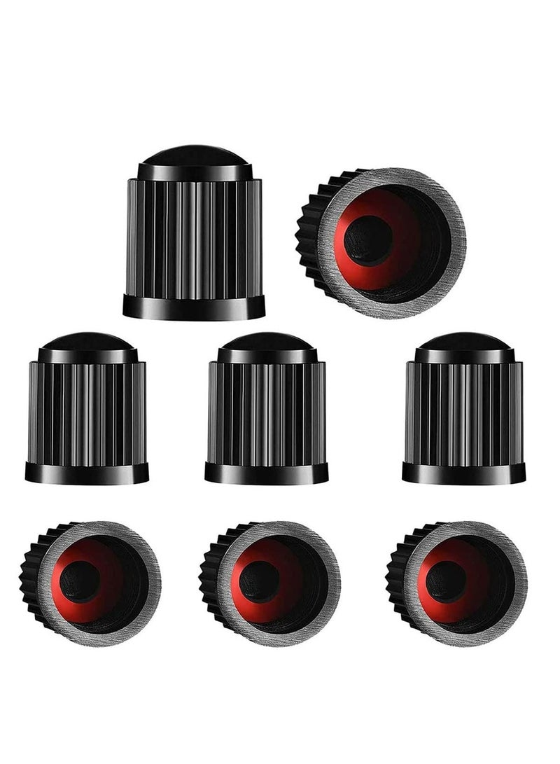 Plastic Tyre Valve Caps for Schrader Valve, Universal Size Tyre Stem Dust Caps, Wheel Caps For Bicycle, Motorbike, Cars, SUVs and Trucks - Image 1