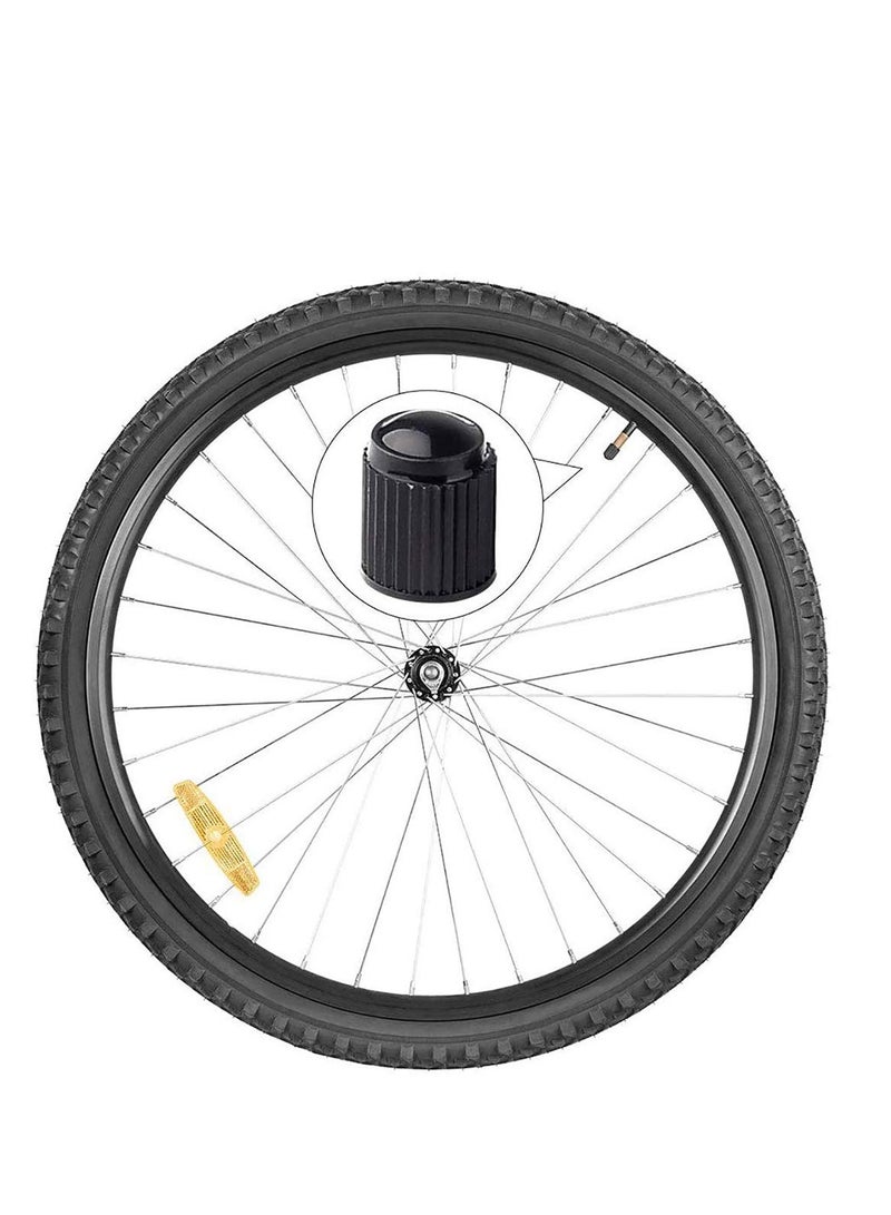 Plastic Tyre Valve Caps for Schrader Valve, Universal Size Tyre Stem Dust Caps, Wheel Caps For Bicycle, Motorbike, Cars, SUVs and Trucks - Image 3