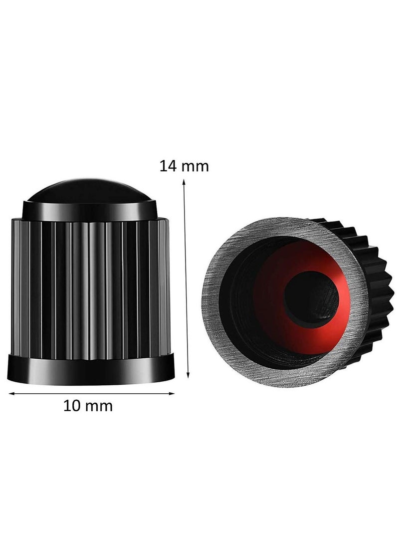 Plastic Tyre Valve Caps for Schrader Valve, Universal Size Tyre Stem Dust Caps, Wheel Caps For Bicycle, Motorbike, Cars, SUVs and Trucks - Image 2