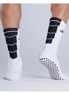 TEMPO Grip Socks White  - Image 1