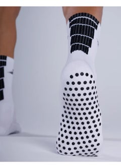 TEMPO Grip Socks White  - Image 3