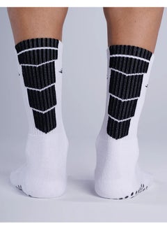 TEMPO Grip Socks White  - Image 5