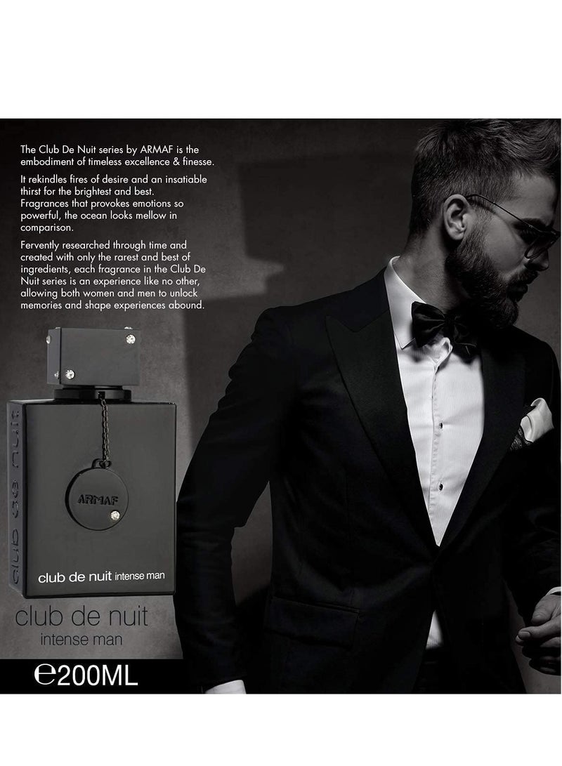 Armaf Club De Nuit Intense Perfume For Men Eau De Parfum Black 200ML - Image 3