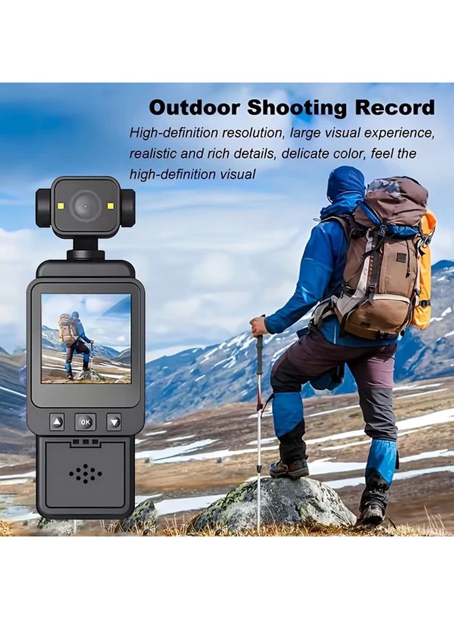 1080P Action Camera With 180 Rotatable Lens Night Vision 32GB Card Included - Image 4