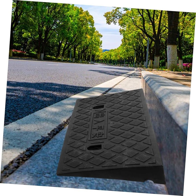 مجموعة منحدر الكرسي المتحرك البلاستيكي مقاس 50 × 22 × 6 سم للمنحدر الداخلي للعتبة العالية - Image 5