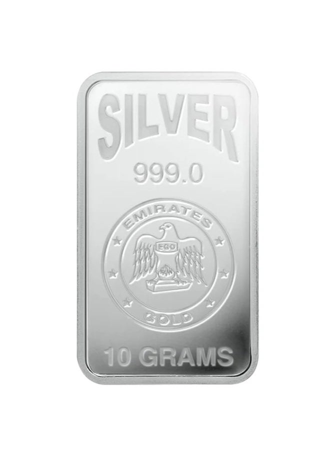 Emirates Gold Emirates 10g Pure Silver Bar 999 - 10 Grams  - Image 3