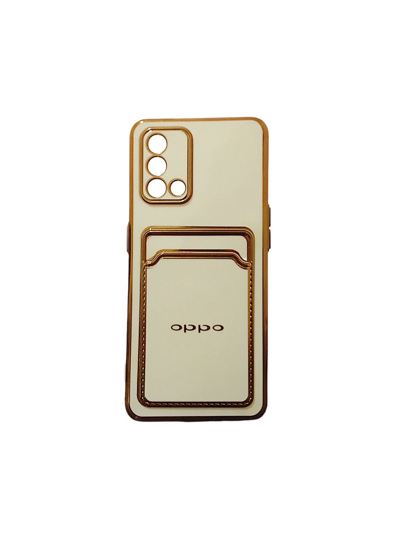 Plastic Back Cover For Oppo A74 4G Multi Color - Image 1