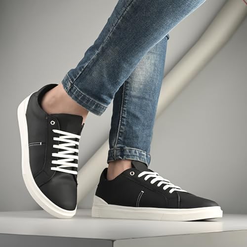 Cruiser Mens Sneaker| Comfort & Style with Soft Cushioned Insole | Classic Canvas Sneakers for Effortless Style |Trendy Lace-Up Design for Casual Outfits (2622) |11 UK - Image 3