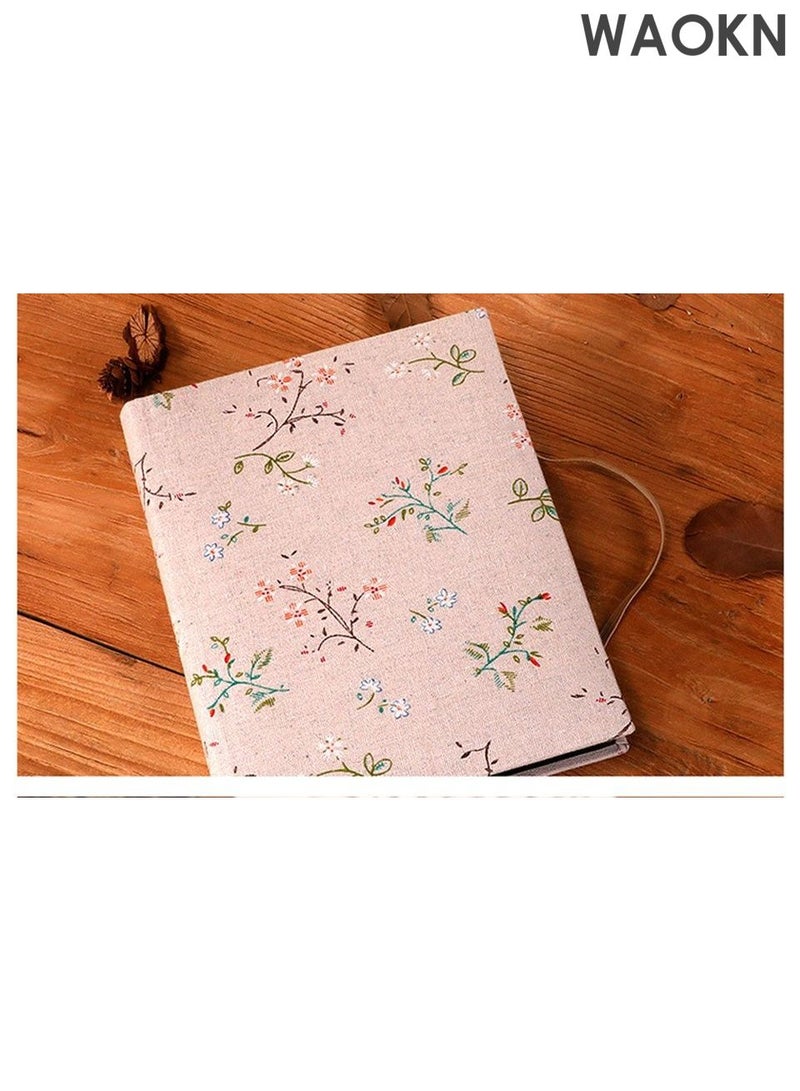 دبليو أيه أو كي أن ألبومات صور عائلية صغيرة محمولة، 200 جيب، نمط زهور، ألبوم صور بحجم 6 بوصات، ألبوم صور محمول، ألبوم صور متين محمول للعائلة والزفاف والأولاد والبنات، هدية عيد ميلاد، لون وردي - Image 3