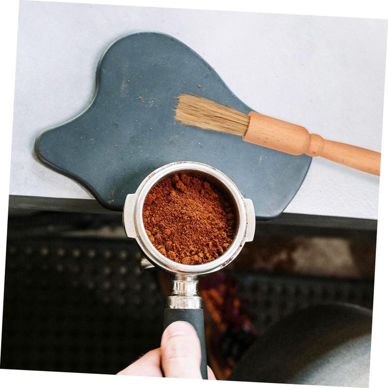 2pcs Coffee Grinder Cleaning Brush Set with Beech Wood Handle Espresso Machine Brush for Coffee Powder and Grinder Maintenance for Kitchen Use - Image 5