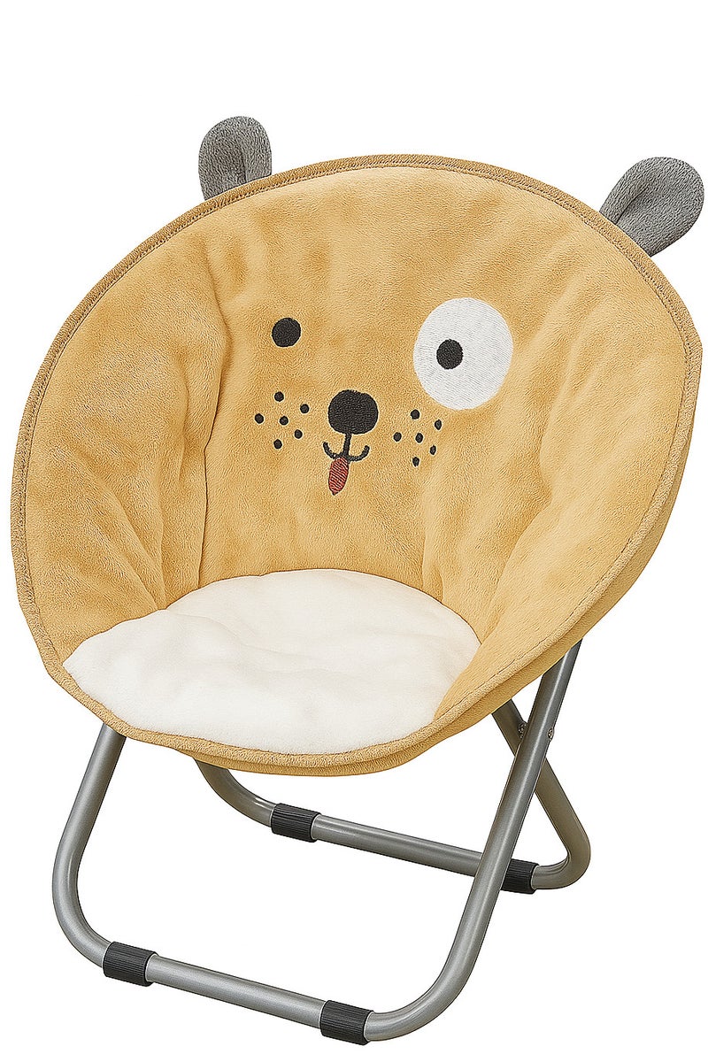 GO2CAMPS Kids Moon Camping Chair with Soft Cloth Cushion Padding â€“ Children Camping Chair | Boys and Girls Travel chair | Kids Picnic Chair | Baby Camping Chair | Lightweight, Foldable, and Comfortable Toddler Chair for Indoor & Outdoor Use â€“ Sturdy Metal Frame with Safety Lock, Travel-Friendly Design - Image 1