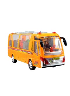 TOY GARDEN Luxury Toy Bus with Realistic Design and Detailed Interior  Durable Yellow Bus Toy for Kids, Perfect for Pretend Play and Collecting  - Image 1
