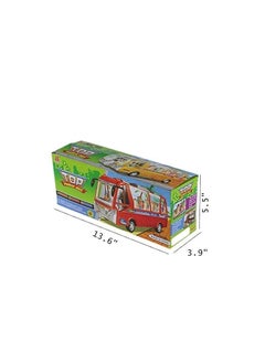 TOY GARDEN Luxury Toy Bus with Realistic Design and Detailed Interior  Durable Yellow Bus Toy for Kids, Perfect for Pretend Play and Collecting  - Image 5