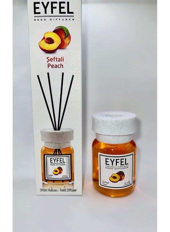 EYFEL Reed Diffuser - Peach 120 ml - Image 1