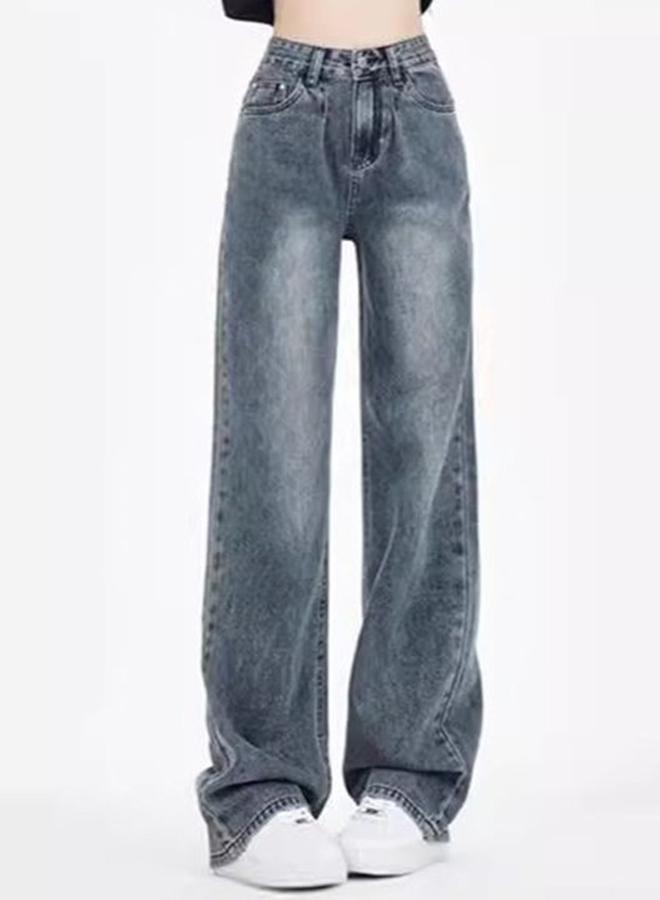 YUNIQEE Blue Straight Fit High-Rise Light Fade Jeans - Image 3