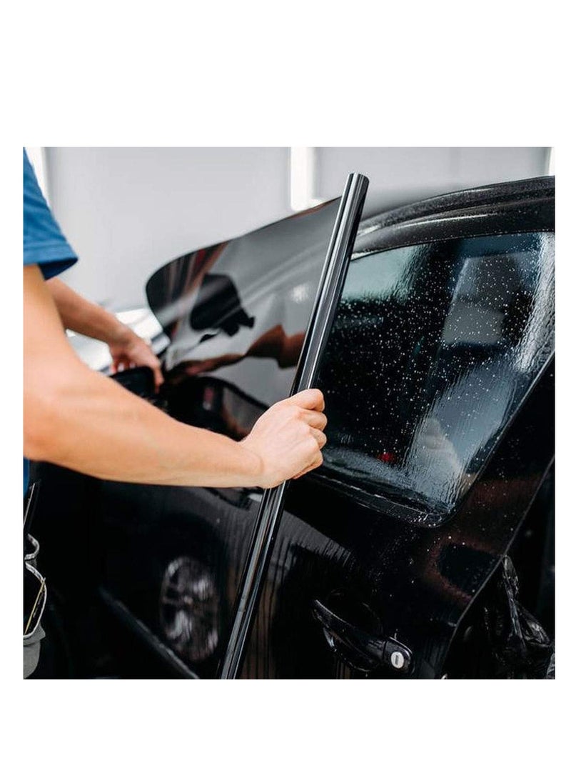 Generic - Window Tint Film, 70% VLT Professional Uncut Car Window Film, Car Packaging Sun Film Suitable For Sunscreen Heat Insulation, Car Diy, Privacy Protection 2 Roll, 1m×50cm - Image 1