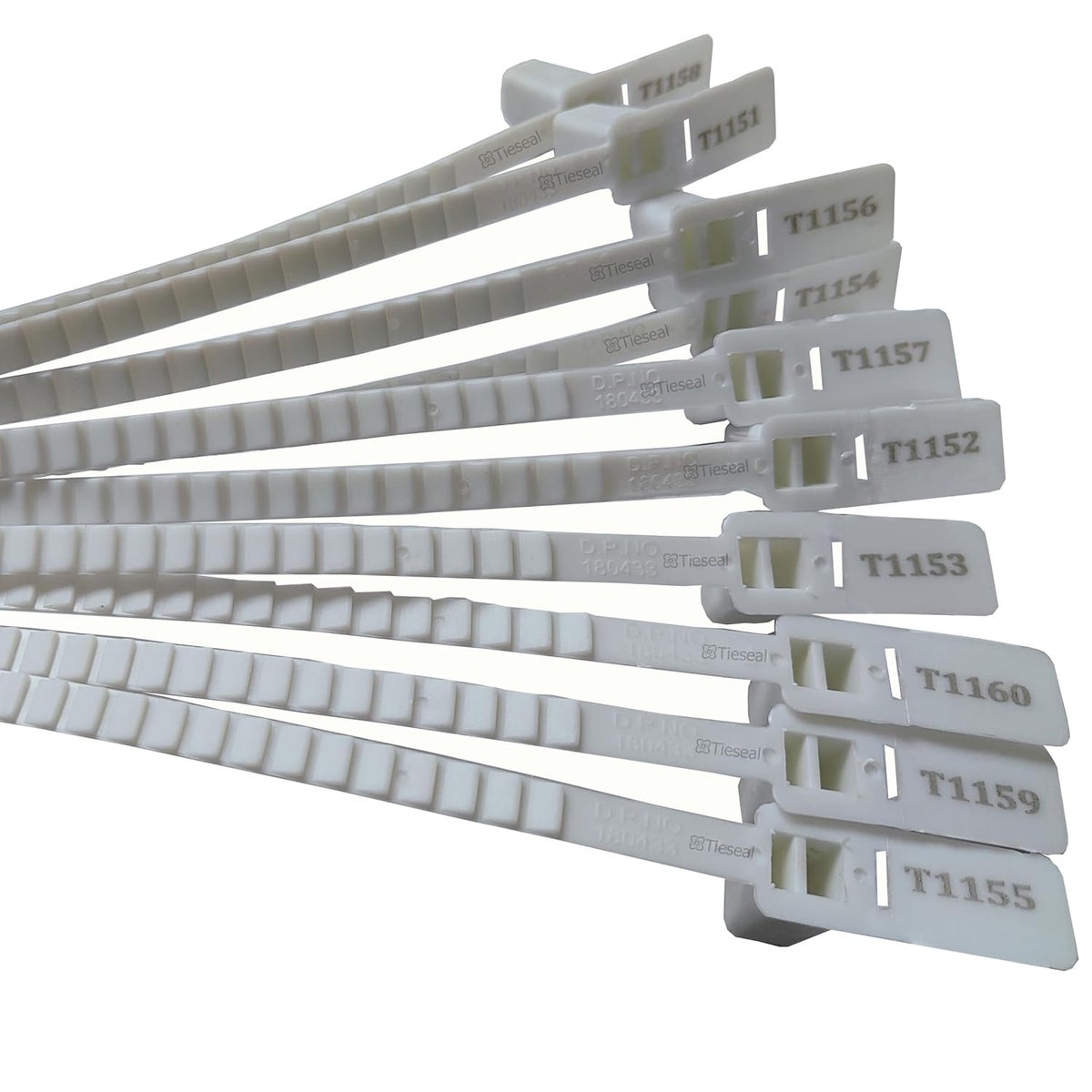 TIESEAL Tieseal Container Seal Tag Plastic Security Seals One Time Lock ...