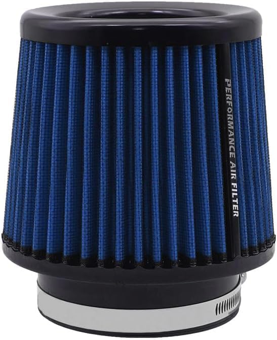 Generic Journdream Universal Air Filter Car Replacement Air Filter for 76 mm 89 mm 101 mm Cold Air Filter Inlet Induction Set Red Universal High Performance Air Filter, Washable and Reusable (Blue)  - Image 2