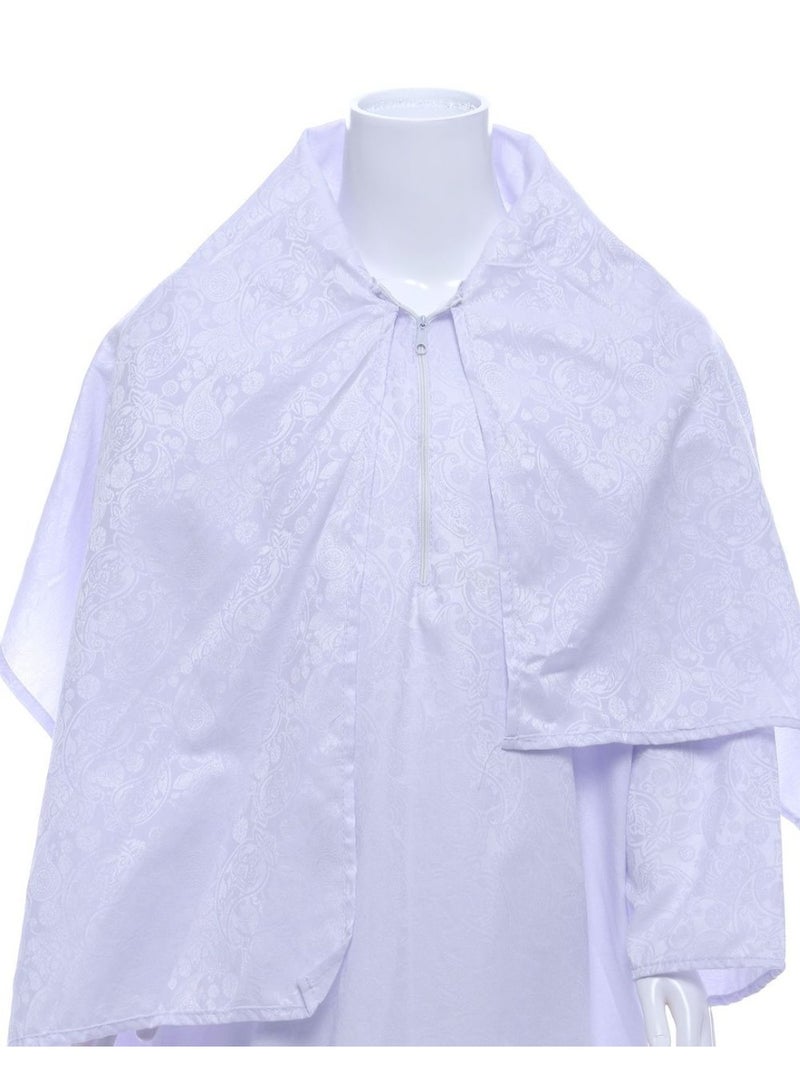 Manasek Kids Prayer Dress - (Light Purple) - 4-5 Years - Image 4