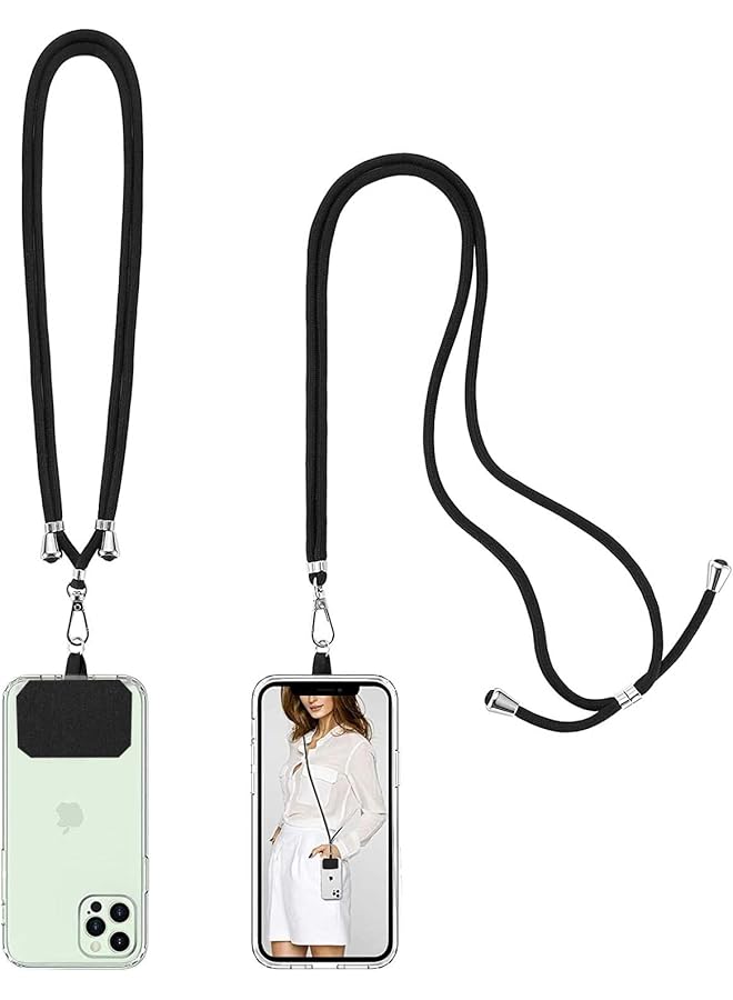 Green Tiger Universal Cell Phone Lanyard, Crossbody Lanyard with Adjustable Nylon Neck Strap Compatible for Every Mobile Phone, 2 Sets - Image 1
