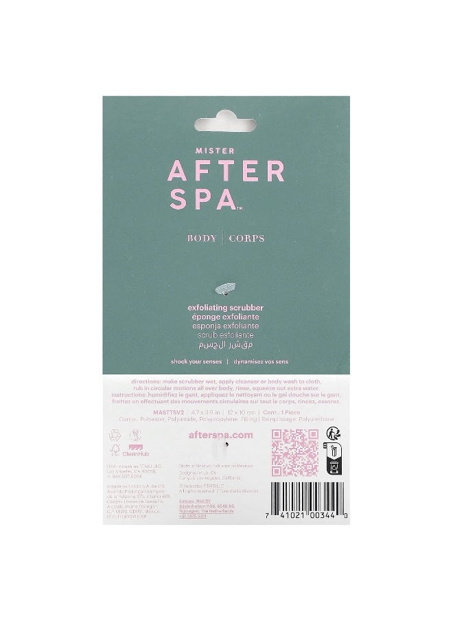 afterspa - AfterSpa, Exfoliating Scrubber, 1 Scrubber - Image 1
