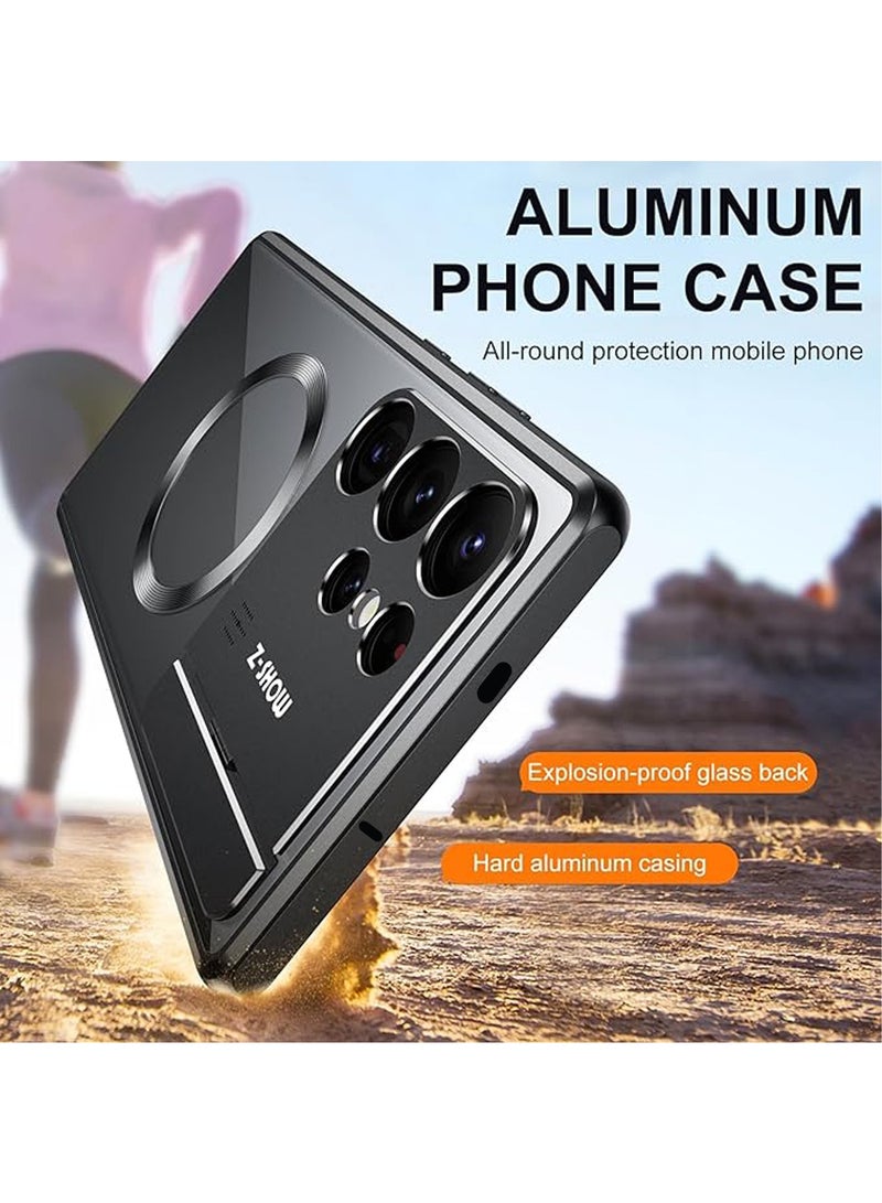 Samsung Galaxy S23 Ultra Fragrance Case Cover Shockproof Camera Len Protection Anti-scratch Comfortable Touch Feel Hand Free Kickstand Holder Magsafe Back Cover Phone Shell Accessories Protector