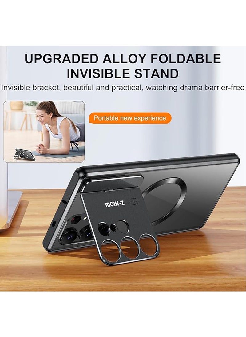 X-level Samsung Galaxy S23 Ultra Fragrance Case Cover Shockproof Camera Len Protection Anti-scratch Comfortable Touch Feel Hand Free Kickstand Holder Magsafe Back Cover Phone Shell Accessories Protector  - Image 4