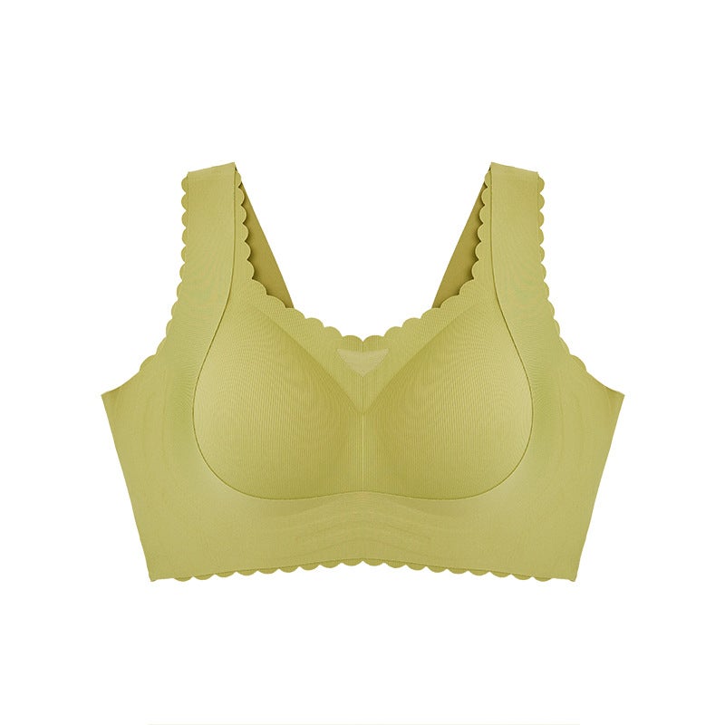 033 New Seamless No Steel Ring Pearl Maintenance Ultra-Thin Comfortable Underwear Side Folding Anti-Sagging Gather 3D Stereo - Image 1