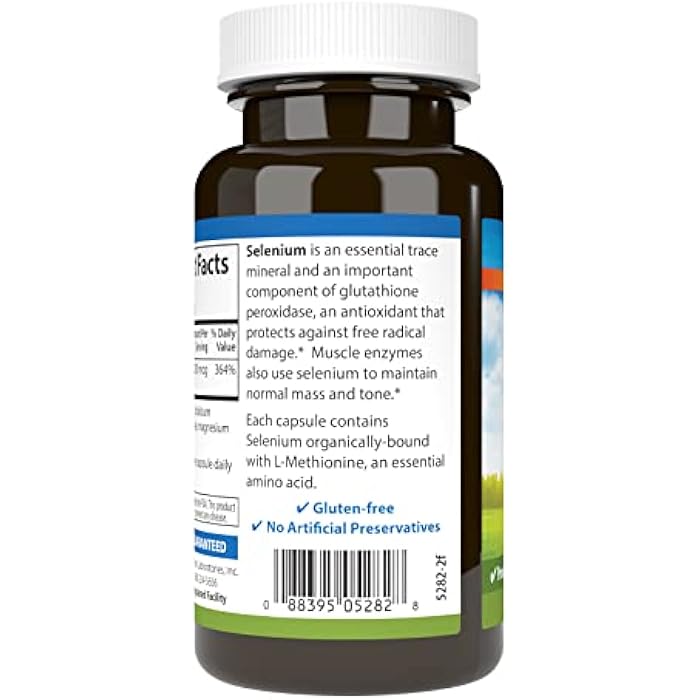 Carlson - Selenium, 200 mcg Yeast-Free, Prostate Health & Immune Support, Antioxidant, 180 capsules - Image 3