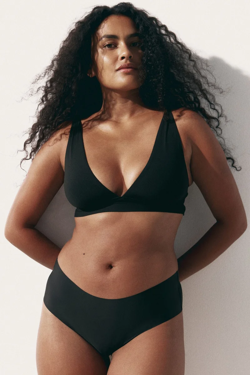 H&M Padded soft microfibre bra