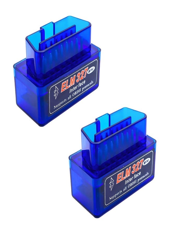NYTKL 2 PCS ELM327 OBDII Car Auto Diagnostic Scanner, Professional Wireless Bluetooth Scan Tool Failure Detector, OBD2 Engine Fault Code Reader for Android Windows, Car Accessories - Image 1