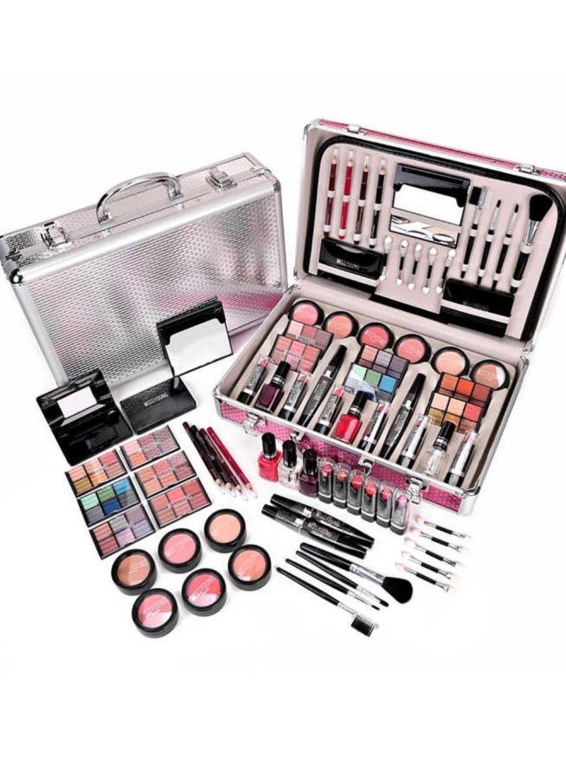 MSR SECRET FASHION  MAKEUP KIT A Complete All-In One A Stylish, Portable Aluminum Case With Brushes And Applicators For A Flawless Look.Perfect For Makeup Lovers, Professionals, And As A Gift For Any Cccasion. - Image 3