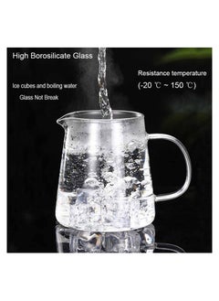 Germax Glass Teapot, 1300ml Teapot with Removable Loose Tea Infuser, Borosilicate Glass Tea Pot  - Image 2