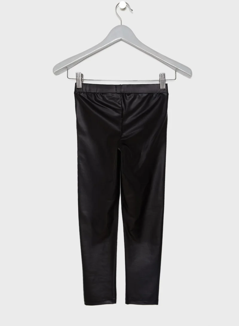 ONLY Kids Faux Leather Leggings