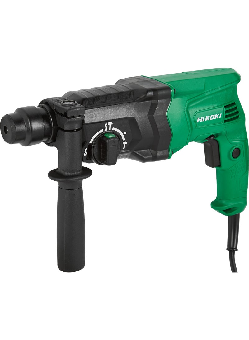 Hikoki Rotary Hammer Drill, 24mm SDS-Plus, 730W, 2.7J Impact Energy, 3 Modes with Quick Change Chuck (QCC), Compact & Lightweight – Model DH24PMHF6Z, 3KG - Image 1