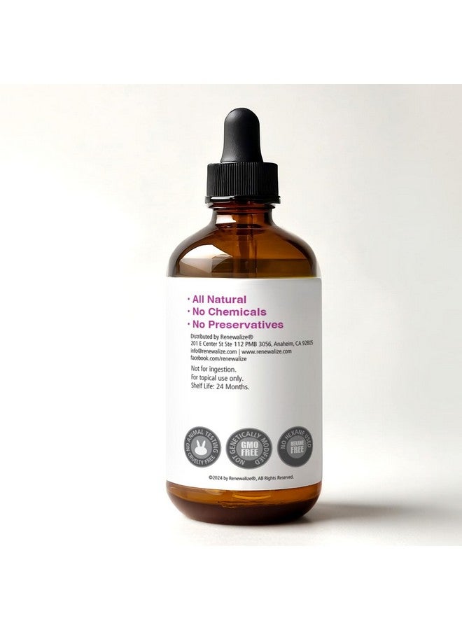 Renewalize Organic Camellia Seed Oil Skin Moisturizer Unrefined Cold Pressed 100 Percent Pure Large 4 Fl Oz Bottle Moisturizing Oil For Hair Face Skin And Body - Image 3