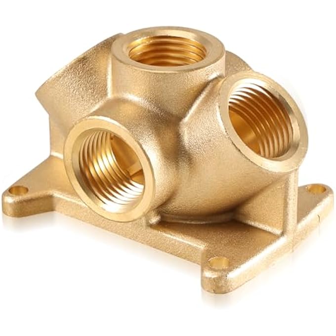 G1/2 INCH 5-WAY WALL BOX COMPRESSED AIR DISTRIBUTOR, WALL BOX AIR SWITCH, 5-WAY G 1/2 INCH DISTRIBUTOR COMPRESSED AIR WATER, WALL BOX COMPRESSED AIR SOFTNESS, AIR SWITCH FOR WALL MOUNTING - Image 1